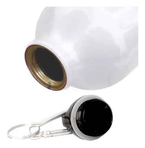 Botella de aluminio con mosqueton 500ml – SAMU