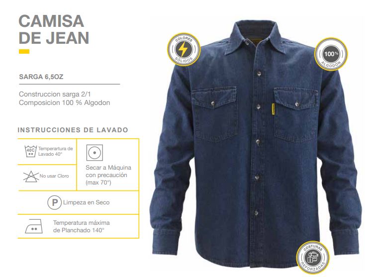 CAMISA DE JEAN PAMPERO