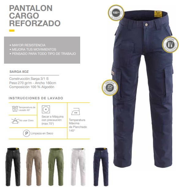 PANTALON CARGO REFORZADO PAMPERO
