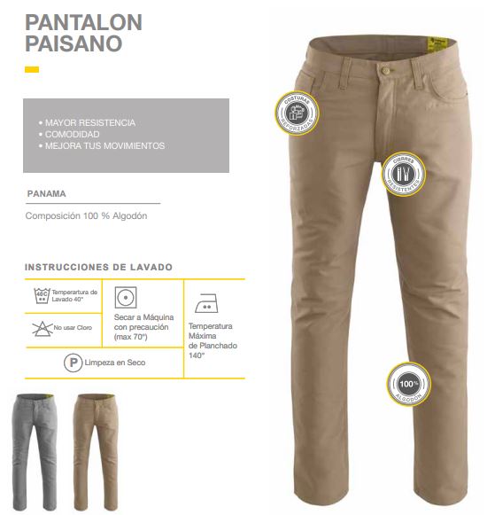 PANTALON PAISANO PAMPERO HOMBRE
