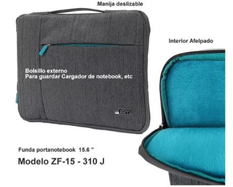ZF15-310J -Fundas Porta Notebook Zöm