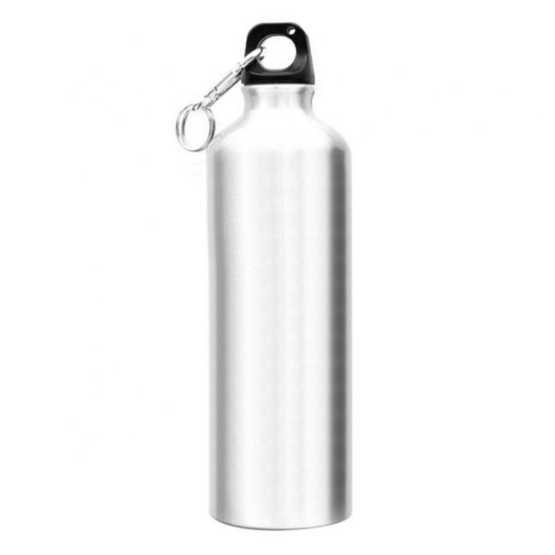 Botella Aluminio con mosqueton, 750 cc SAMU