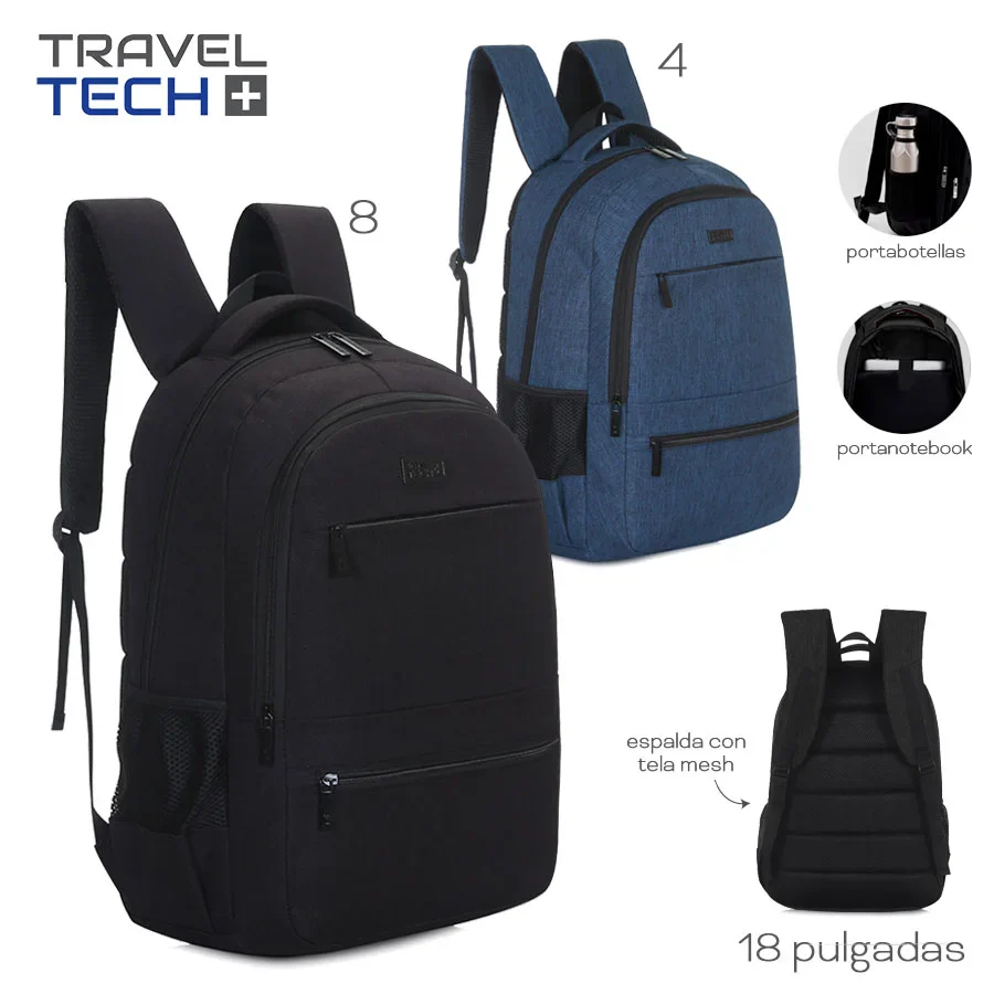 MOCHILA PORTANOTEBOOK TRAVEL TECH 15991