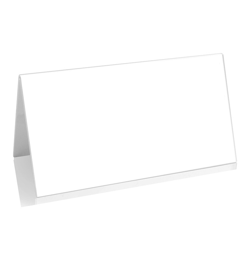 CARPA BASE CALENDARIO, BLANCA, CON IMPRESION, DOBLADA