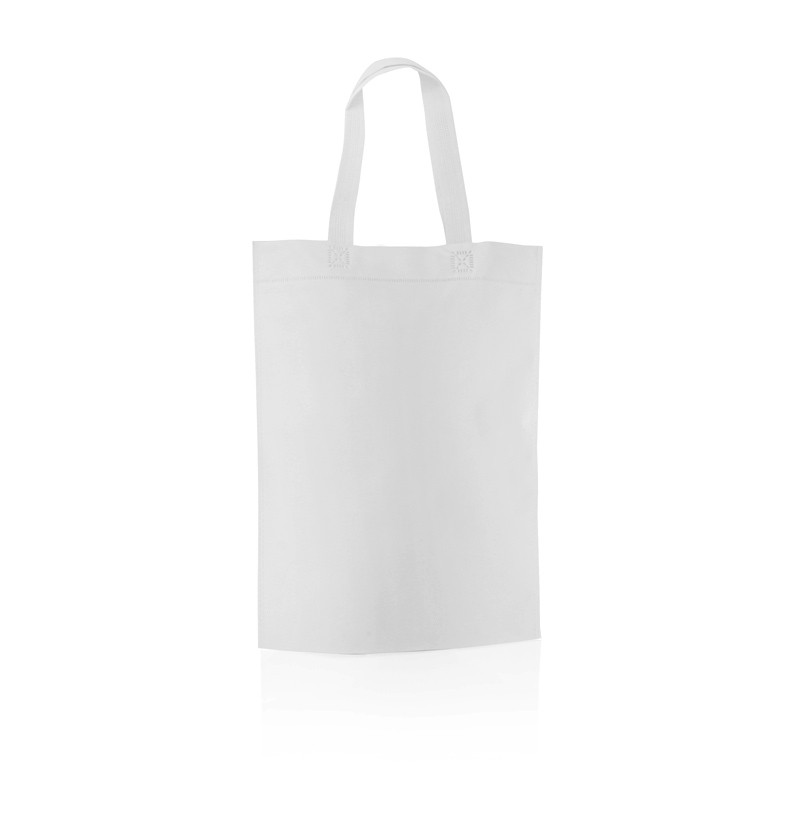 ECO BOLSA 30X40X10 CON MANIJAS, BLANCA