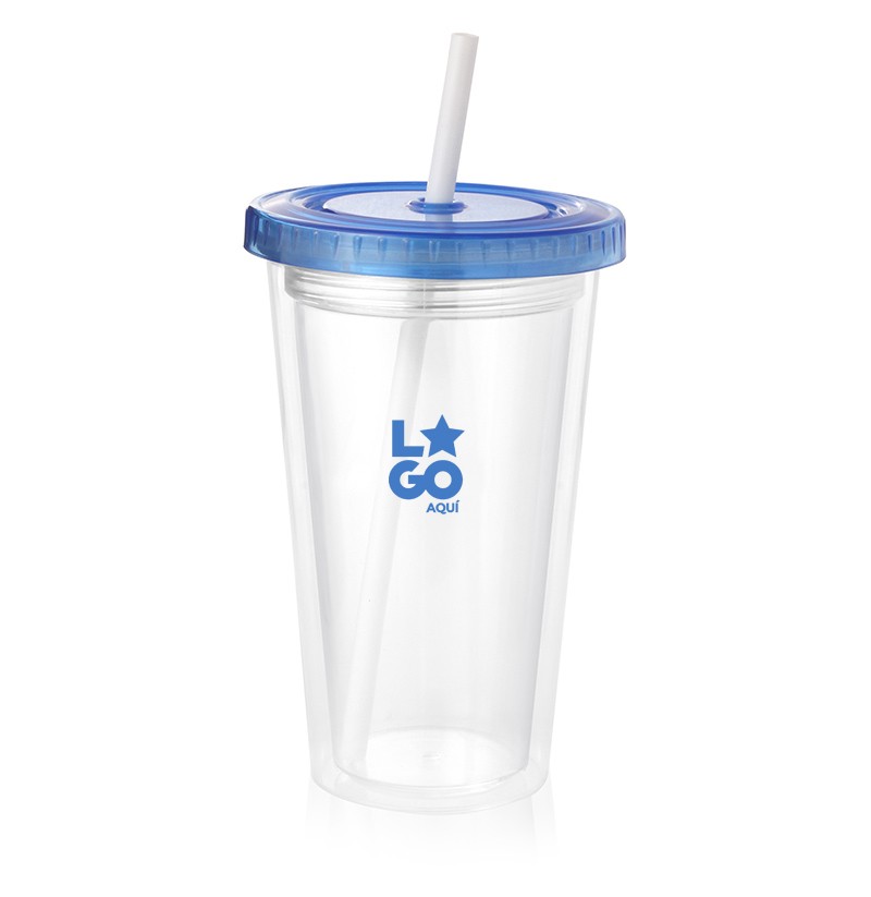 VASO TERMICO STAR 500 CM CUBICOS,TAPA BLANCO PLENO, CON IMP.